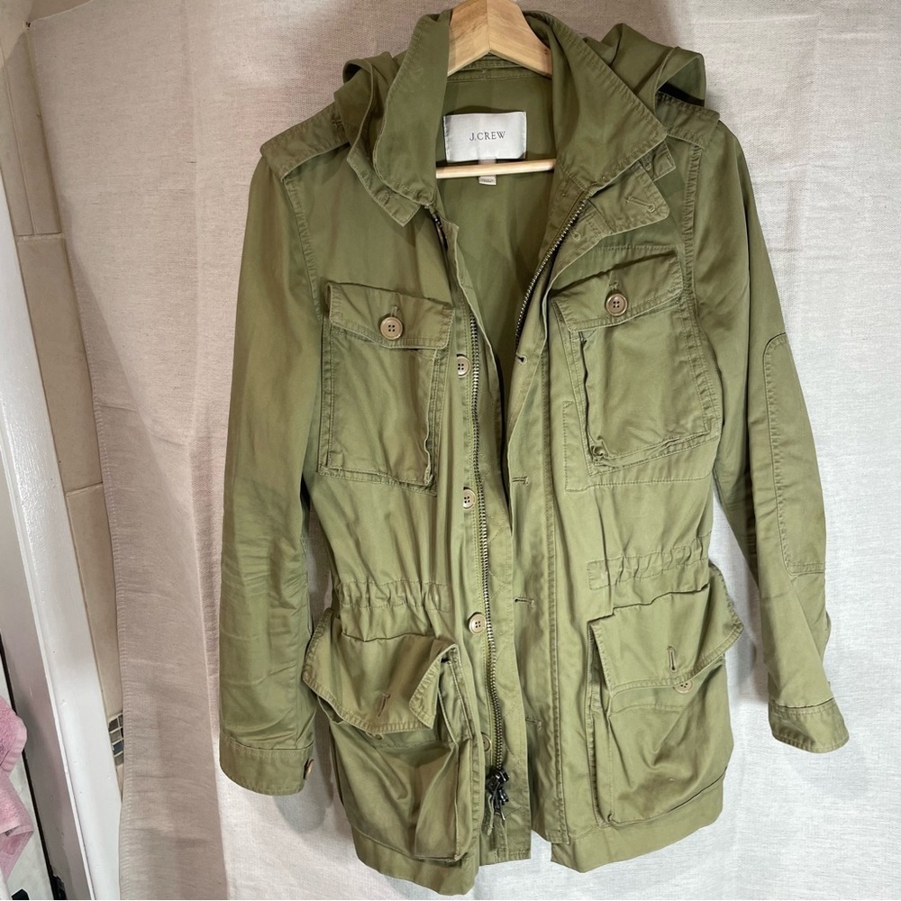 J. Crew Sage Green military Jacket